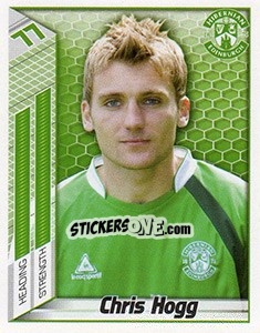 Sticker Chris Hogg - Scottish Premier League 2007-2008 - Panini
