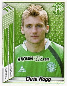 Sticker Chris Hogg - Scottish Premier League 2007-2008 n. 240 - Panini