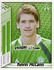 Figurina Kevin McCann - Scottish Premier League 2007-2008 - Panini