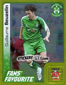 Cromo Guillaume Beuzelin - Scottish Premier League 2007-2008 - Panini