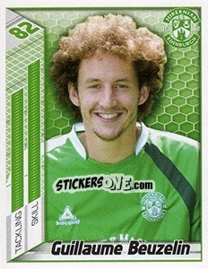 Sticker Guillaume Beuzelin - Scottish Premier League 2007-2008 n. 251 - Panini