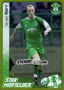 Sticker Brian Kerr - Scottish Premier League 2007-2008 n. 253g - Panini