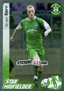 Sticker Brian Kerr - Scottish Premier League 2007-2008 n. 253s - Panini