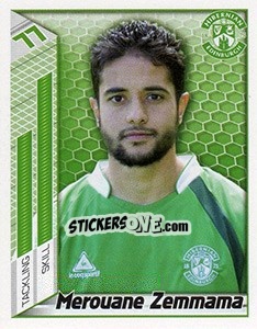 Sticker Meroaune Zemmama - Scottish Premier League 2007-2008 n. 255 - Panini