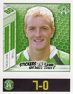 Sticker Brian Kerr - Scottish Premier League 2007-2008 - Panini