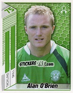 Sticker Alan O'Brien - Scottish Premier League 2007-2008 n. 257 - Panini