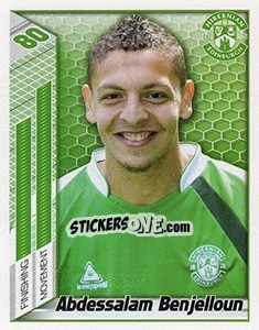 Sticker Abdessalam Benjelloun - Scottish Premier League 2007-2008 n. 262 - Panini