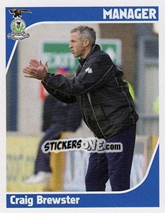 Sticker Craig Brewster - Scottish Premier League 2007-2008 - Panini