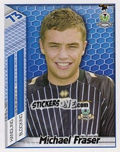 Sticker Michael Fraser - Scottish Premier League 2007-2008 - Panini