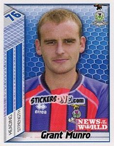 Sticker Grant Munro - Scottish Premier League 2007-2008 - Panini