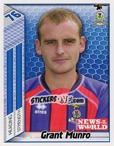 Figurina Grant Munro - Scottish Premier League 2007-2008 - Panini