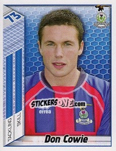Sticker Don Cowie - Scottish Premier League 2007-2008 n. 284 - Panini