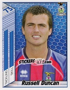 Sticker Russell Duncan - Scottish Premier League 2007-2008 n. 290 - Panini
