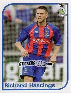 Cromo Richard Hastings - Scottish Premier League 2007-2008 - Panini