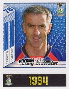 Sticker Craig Brewster - Scottish Premier League 2007-2008 n. 299 - Panini