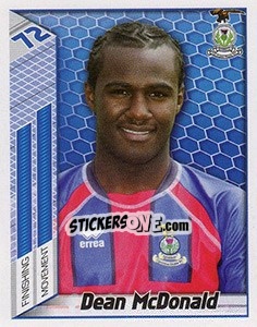 Cromo Dean McDonald - Scottish Premier League 2007-2008 - Panini