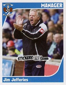 Sticker Jim Jeffries - Scottish Premier League 2007-2008 n. 303 - Panini
