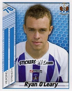 Cromo Ryan O'Leary - Scottish Premier League 2007-2008 - Panini