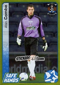 Sticker Alan Combe - Scottish Premier League 2007-2008 n. 312g - Panini