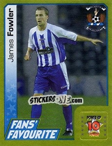 Sticker James Fowler - Scottish Premier League 2007-2008 - Panini