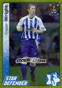 Sticker Frazer Wright - Scottish Premier League 2007-2008 n. 314g - Panini