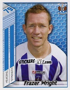 Sticker Frazer Wright - Scottish Premier League 2007-2008 n. 315 - Panini