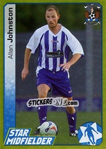 Sticker Allan Johnston - Scottish Premier League 2007-2008 n. 319g - Panini