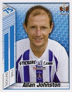 Sticker Allan Johnston - Scottish Premier League 2007-2008 n. 321 - Panini