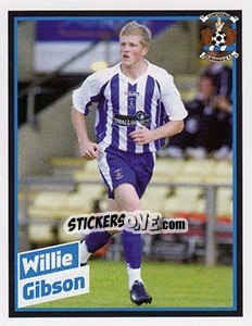 Sticker Willie Gibson - Scottish Premier League 2007-2008 - Panini