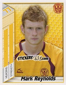 Cromo Mark Reynolds - Scottish Premier League 2007-2008 - Panini