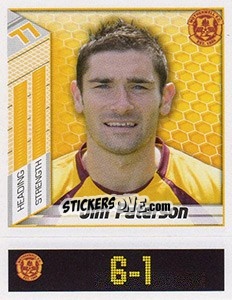 Sticker Jim Paterson - Scottish Premier League 2007-2008 n. 343 - Panini