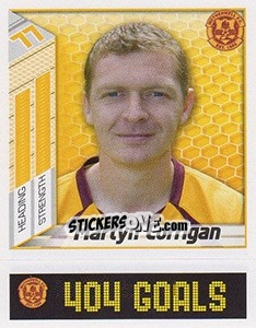 Sticker Martyn Corrigan - Scottish Premier League 2007-2008 n. 349 - Panini