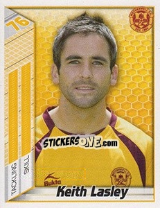 Sticker Keith Lasley - Scottish Premier League 2007-2008 n. 350 - Panini