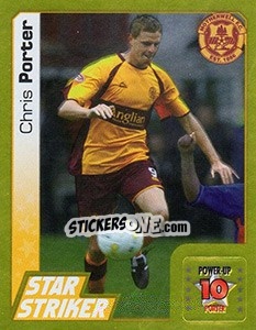 Sticker Chris Porter - Scottish Premier League 2007-2008 - Panini