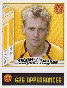 Sticker Stephen Hughes - Scottish Premier League 2007-2008 n. 355 - Panini