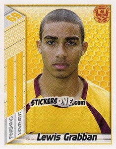 Sticker Lewis Grabban - Scottish Premier League 2007-2008 n. 364 - Panini