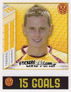 Sticker Chris Porter - Scottish Premier League 2007-2008 n. 365 - Panini