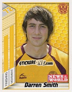 Sticker Darren Smith - Scottish Premier League 2007-2008 n. 366 - Panini