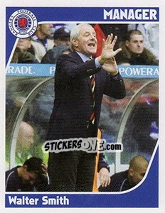 Cromo Walter Smith - Scottish Premier League 2007-2008 - Panini