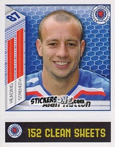 Sticker Alan Hutton - Scottish Premier League 2007-2008 n. 371 - Panini
