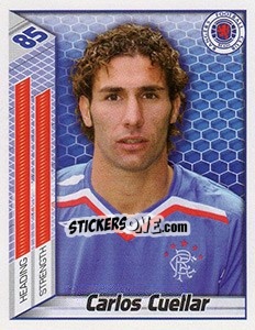 Sticker Carlos Cuellar - Scottish Premier League 2007-2008 n. 372 - Panini