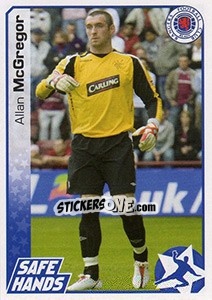 Figurina Allan McGregor - Scottish Premier League 2007-2008 - Panini