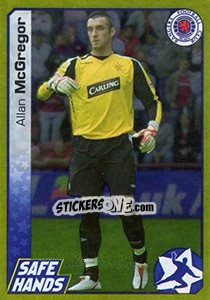 Sticker Allan McGregor - Scottish Premier League 2007-2008 n. 378g - Panini