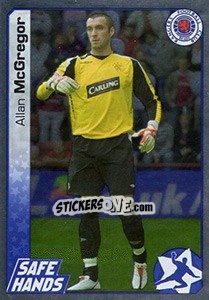 Sticker Allan McGregor - Scottish Premier League 2007-2008 n. 378s - Panini