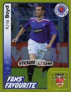 Cromo Kris Boyd - Scottish Premier League 2007-2008 - Panini