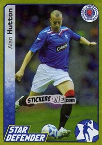 Sticker Alan Hutton - Scottish Premier League 2007-2008 n. 380g - Panini