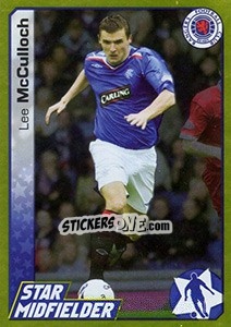 Cromo Lee McCulloch - Scottish Premier League 2007-2008 n. 385g - Panini