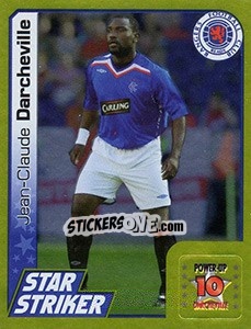 Sticker Jean-Claude Darcheville - Scottish Premier League 2007-2008 n. 386 - Panini