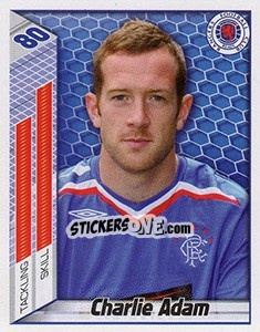 Sticker Charlie Adam - Scottish Premier League 2007-2008 n. 389 - Panini