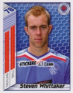 Cromo Steven Whittaker - Scottish Premier League 2007-2008 - Panini